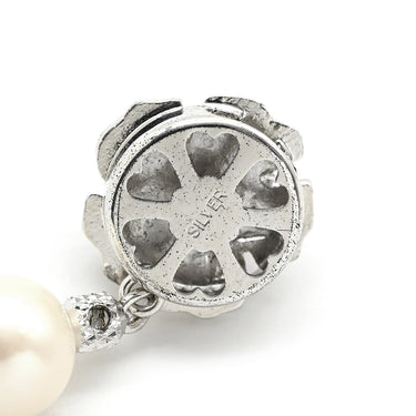 ノンブランド NON BRAND パール ペンダント パールホワイト パール シルバー ネックレス 真珠 一連 淡水パール シルバー 44.5cm オフラウンドシェイプ