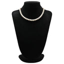 ノンブランド NON BRAND パール ペンダント パールホワイト パール シルバー ネックレス 真珠 一連 淡水パール シルバー 44.5cm オフラウンドシェイプ