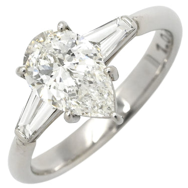 モニッケンダム MONNICKENDAM ダイヤ リング プラチナシルバー Pt900 ダイヤモンド リング 指輪 プラチナム 雫 しずく バゲットカット エンゲージ ブライダル 11号