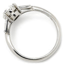 モニッケンダム MONNICKENDAM ダイヤ リング プラチナシルバー Pt900 ダイヤモンド リング 指輪 プラチナム 雫 しずく バゲットカット エンゲージ ブライダル 11号