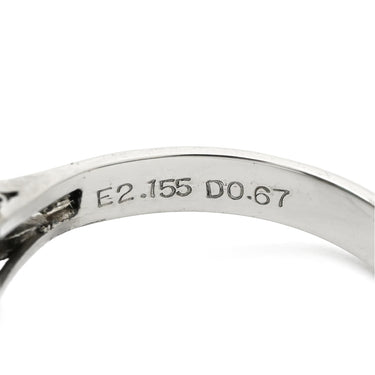 ノンブランド NON BRAND エメラルド ダイヤモンド リング プラチナシルバー Pt900 エメラルド ダイヤモンド リング 指輪 グリーン 緑 スクエア 2.155ct プラチナム エメラルドカット 15.5号