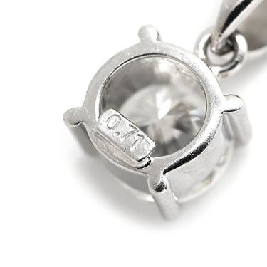 TASAKI TASAKI プラチナシルバー Pt900 ダイヤモンド ペンダントトップ プラチナム ペンダントヘッド 1P 1石 1粒 ダイヤ ソリティア