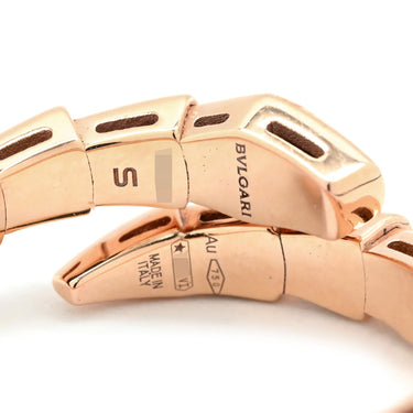 ブルガリ BVLGARI セルペンティ ヴァイパー S 358633 ピンクゴールド K18PG リング 指輪 8.5号