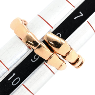 ブルガリ BVLGARI セルペンティ ヴァイパー S 358633 ピンクゴールド K18PG リング 指輪 8.5号