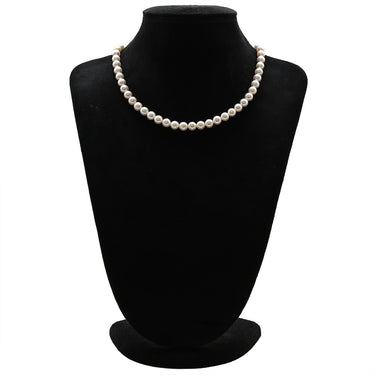 TASAKI TASAKI パールホワイト×シルバー パール シルバー ネックレス 真珠 タサキ パール 一連 SV シルバー