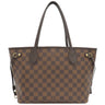 ルイヴィトン LOUIS VUITTON ネヴァーフルPM N41359 ダミエエベヌ ダミエキャンバス トートバッグ ゴールド金具 茶 ハンドバッグ