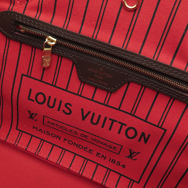 ルイヴィトン LOUIS VUITTON ネヴァーフルPM N41359 ダミエエベヌ ダミエキャンバス トートバッグ ゴールド金具 茶 ハンドバッグ