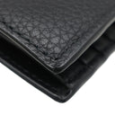 クリスチャン・ディオール Christian Dior ディオール カクタス ジャック 2ESBC027SOT ブラック×ブラウン グレインカーフレザー 二つ折り財布 シルバー金具 コンパクトウォレット