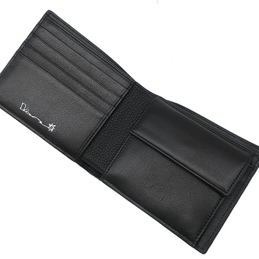 クリスチャン・ディオール Christian Dior ディオール カクタス ジャック 2ESBC027SOT ブラック×ブラウン グレインカーフレザー 二つ折り財布 シルバー金具 コンパクトウォレット