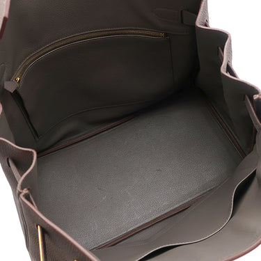 エルメス HERMES バーキン35 エタン トゴ ハンドバッグ ゴールド金具 グレージュ