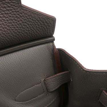 エルメス HERMES バーキン35 エタン トゴ ハンドバッグ ゴールド金具 グレージュ