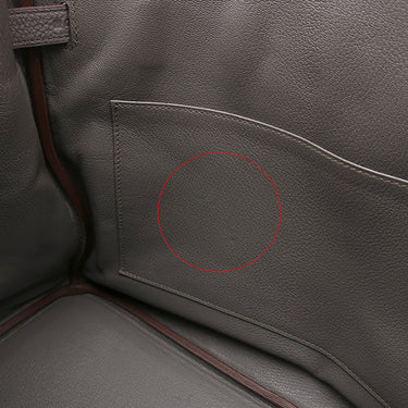 エルメス HERMES バーキン35 エタン トゴ ハンドバッグ ゴールド金具 グレージュ