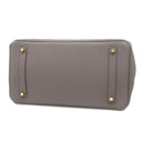 エルメス HERMES バーキン35 エタン トゴ ハンドバッグ ゴールド金具 グレージュ