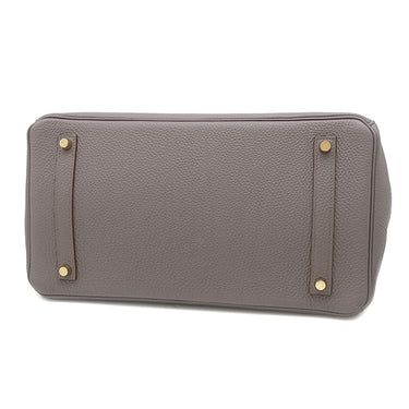 エルメス HERMES バーキン35 エタン トゴ ハンドバッグ ゴールド金具 グレージュ