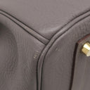 エルメス HERMES バーキン35 エタン トゴ ハンドバッグ ゴールド金具 グレージュ