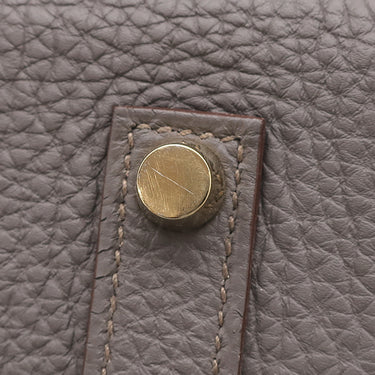 エルメス HERMES バーキン35 エタン トゴ ハンドバッグ ゴールド金具 グレージュ