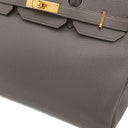 エルメス HERMES バーキン35 エタン トゴ ハンドバッグ ゴールド金具 グレージュ