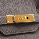 エルメス HERMES バーキン35 エタン トゴ ハンドバッグ ゴールド金具 グレージュ