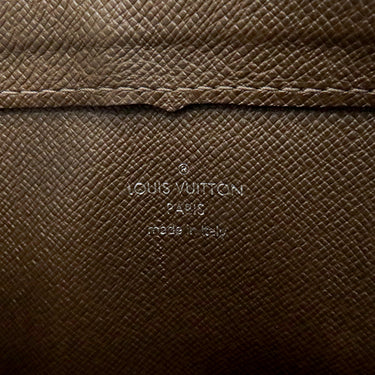 ルイヴィトン LOUIS VUITTON バイカル M30186 アカジュー タイガ セカンドバッグ シルバー金具 茶