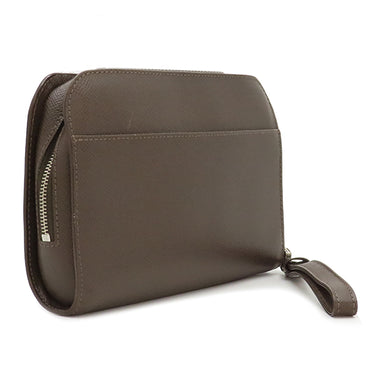 ルイヴィトン LOUIS VUITTON バイカル M30186 アカジュー タイガ セカンドバッグ シルバー金具 茶