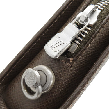 ルイヴィトン LOUIS VUITTON バイカル M30186 アカジュー タイガ セカンドバッグ シルバー金具 茶