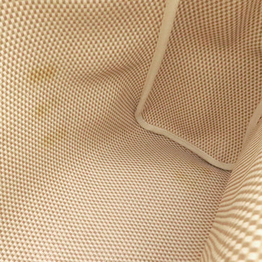 エルメス HERMES エールバッグMM ナチュラル×ブラウン トワルGM レザー 2WAYバッグ シルバー金具 ショルダー