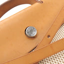 エルメス HERMES エールバッグMM ナチュラル×ブラウン トワルGM レザー 2WAYバッグ シルバー金具 ショルダー