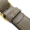 グッチ GUCCI ブロンディ スモール 742360 カーキ レザー ショルダーバッグ ゴールド金具 ブラウン