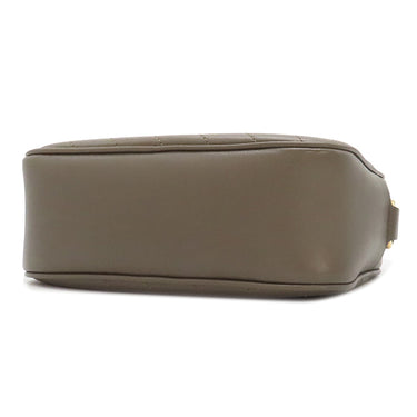 グッチ GUCCI ブロンディ スモール 742360 カーキ レザー ショルダーバッグ ゴールド金具 ブラウン