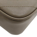 グッチ GUCCI ブロンディ スモール 742360 カーキ レザー ショルダーバッグ ゴールド金具 ブラウン