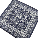 エルメス HERMES カレ140 カレジェアン ブルーマリン×ブラン×ノワゼット カシミヤ シルク ストール 【Cheval de Coeur Bandana /シュヴァル ドゥ クール バンダナ】 2025AW