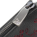 クリスチャンルブタン Christian Louboutin ルビラ クラッチバッグ 1225159 ブラック×レッド レザー 2WAYバッグ シルバー金具 黒 赤 ショルダー