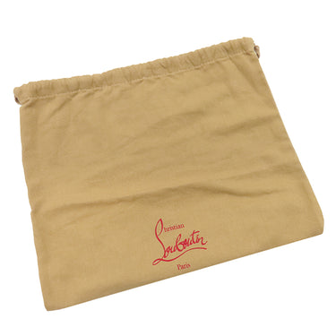 クリスチャンルブタン Christian Louboutin ルビラ クラッチバッグ 1225159 ブラック×レッド レザー 2WAYバッグ シルバー金具 黒 赤 ショルダー