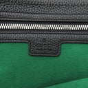 グッチ GUCCI ジャンボGG メッセンジャーバッグ 801887 ブラック レザー ジャンボGGレザー ショルダーバッグ シルバー金具 黒