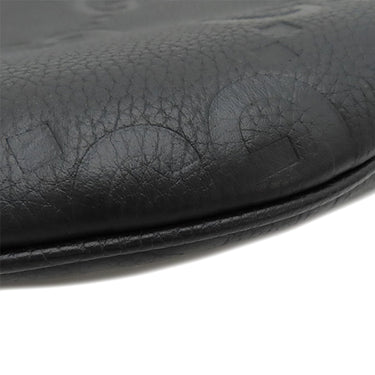 グッチ GUCCI ジャンボGG メッセンジャーバッグ 801887 ブラック レザー ジャンボGGレザー ショルダーバッグ シルバー金具 黒