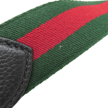 グッチ GUCCI ジャンボGG メッセンジャーバッグ 801887 ブラック レザー ジャンボGGレザー ショルダーバッグ シルバー金具 黒