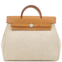 エルメス HERMES エールバッグ アドPM ナチュラル トワルアッシュ ヴァッシュハンター 2WAYバッグ シルバー金具 リュック バックパック トワルH