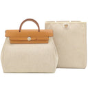 エルメス HERMES エールバッグ アドPM ナチュラル トワルアッシュ ヴァッシュハンター 2WAYバッグ シルバー金具 リュック バックパック トワルH