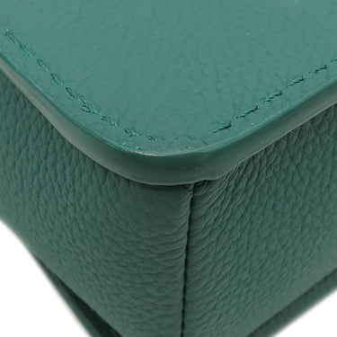 ルイヴィトン LOUIS VUITTON ファストライン ウェアブル ウォレット M82367 エヴァーグリーン カーフ ショルダーバッグ シルバー金具 緑