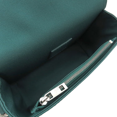 ルイヴィトン LOUIS VUITTON ファストライン ウェアブル ウォレット M82367 エヴァーグリーン カーフ ショルダーバッグ シルバー金具 緑