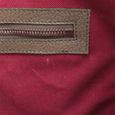 グッチ GUCCI ディテール付きトートバッグ 643814 ベージュ×エボニー GGスプリームキャンバス レザー トートバッグ シルバー金具 茶 ハンドバッグ ミニボストン 肩掛け