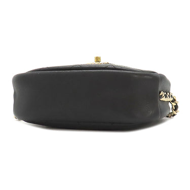 シャネル CHANEL マトラッセ カメラバッグ AS0137 ブラック カーフ ショルダーバッグ ゴールド金具 黒 チェーンショルダー