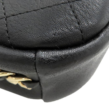 シャネル CHANEL マトラッセ カメラバッグ AS0137 ブラック カーフ ショルダーバッグ ゴールド金具 黒 チェーンショルダー