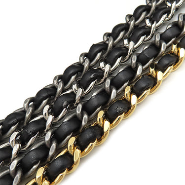 シャネル CHANEL ガブリエル ドゥ シャネル ホーボー A93824 ブラック レザー ショルダーバッグ ゴールド金具 黒