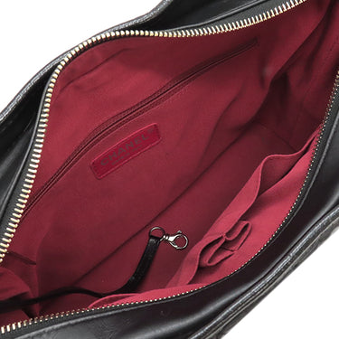 シャネル CHANEL ガブリエル ドゥ シャネル ホーボー A93824 ブラック レザー ショルダーバッグ ゴールド金具 黒