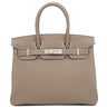エルメス HERMES バーキン30 エトゥープ トゴ ハンドバッグ シルバー金具 新品 未使用 グレージュ
