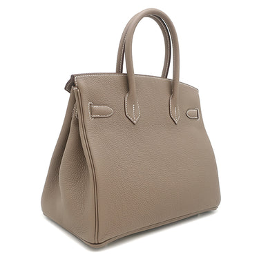 エルメス HERMES バーキン30 エトゥープ トゴ ハンドバッグ シルバー金具 新品 未使用 グレージュ