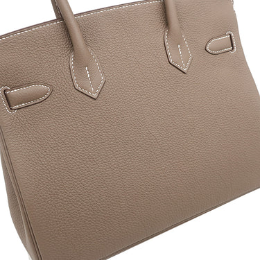 エルメス HERMES バーキン30 エトゥープ トゴ ハンドバッグ シルバー金具 新品 未使用 グレージュ