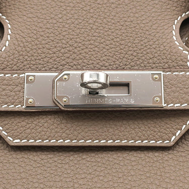 エルメス HERMES バーキン30 エトゥープ トゴ ハンドバッグ シルバー金具 新品 未使用 グレージュ