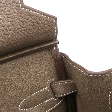 エルメス HERMES バーキン30 エトゥープ トゴ ハンドバッグ シルバー金具 新品 未使用 グレージュ